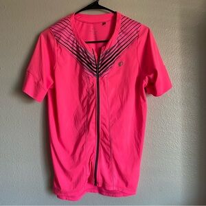 Women’s Pearl Izumi Select Pursuit Short Sleeve Jersey Screaming Pink Whirl XXL